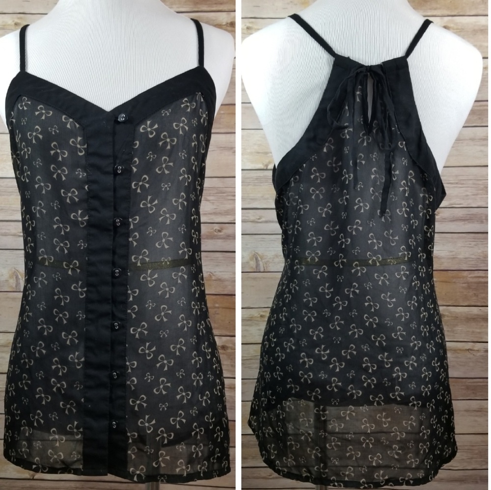 SALE! 🌹Bow Print Racerback Cami/Tank Top🌹